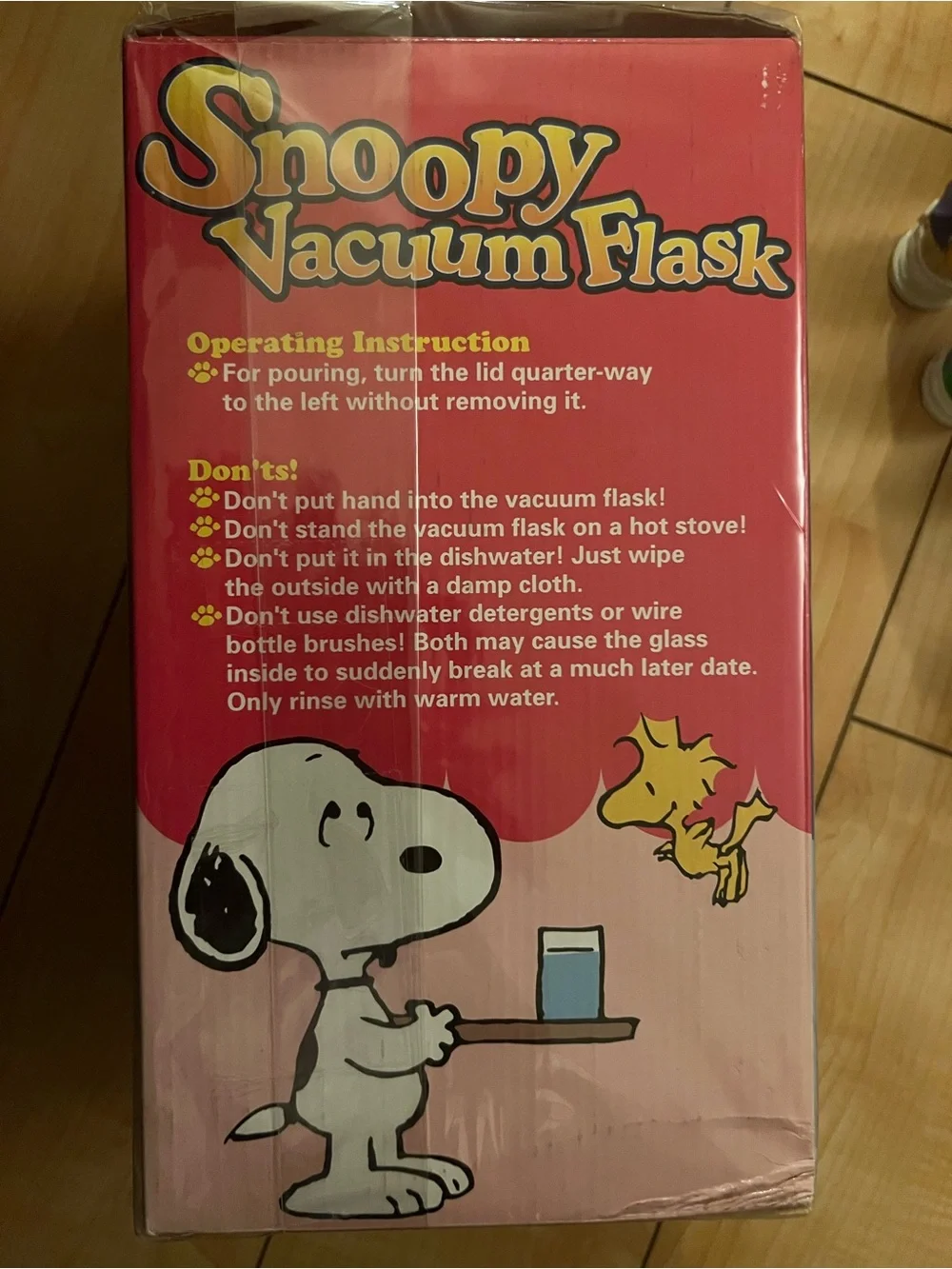 Snoopy vacuum flask
